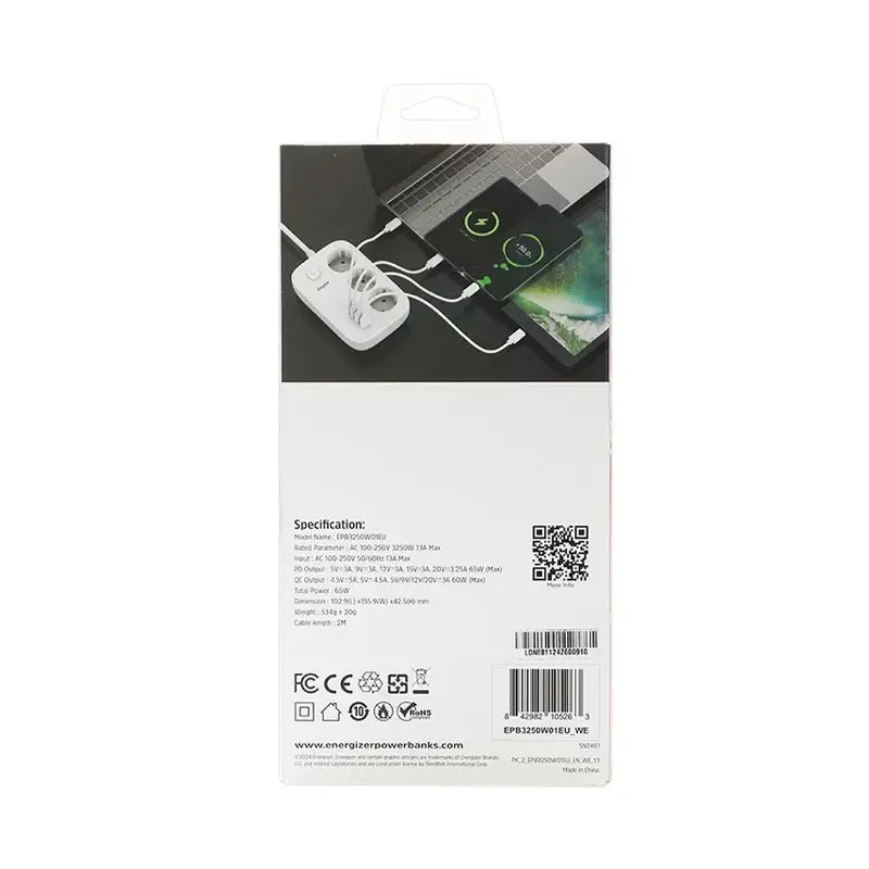 چندراهی برق انرجایزر مدل EPB3250W01EU-2